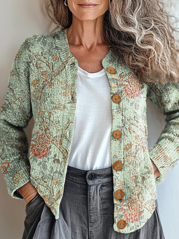 Drune | Botanisches Musterjacke