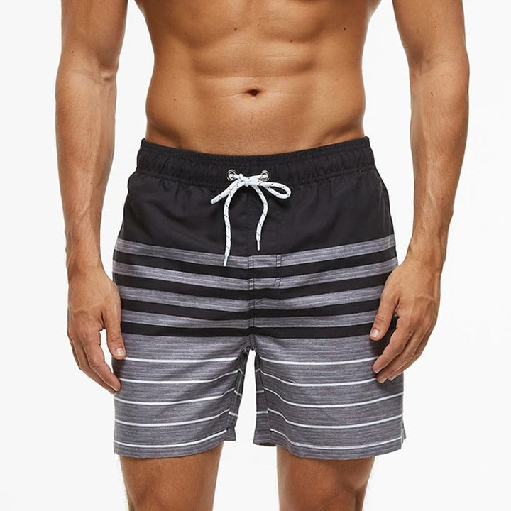 Drune | Atmungsaktive Badeshorts mit Funky Print für Männer