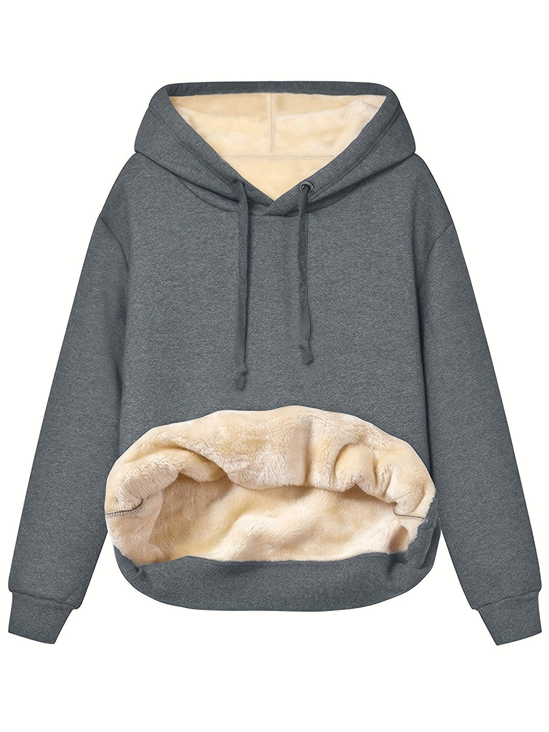 Drune | Fleece Pullover Hoodie mit Kapuze für Damen - Perfekt für Outdoor-Aktivitäten