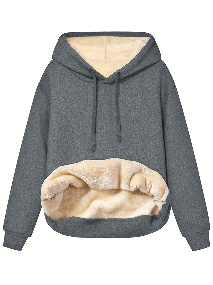 Drune | Fleece Pullover Hoodie mit Kapuze für Damen - Perfekt für Outdoor-Aktivitäten