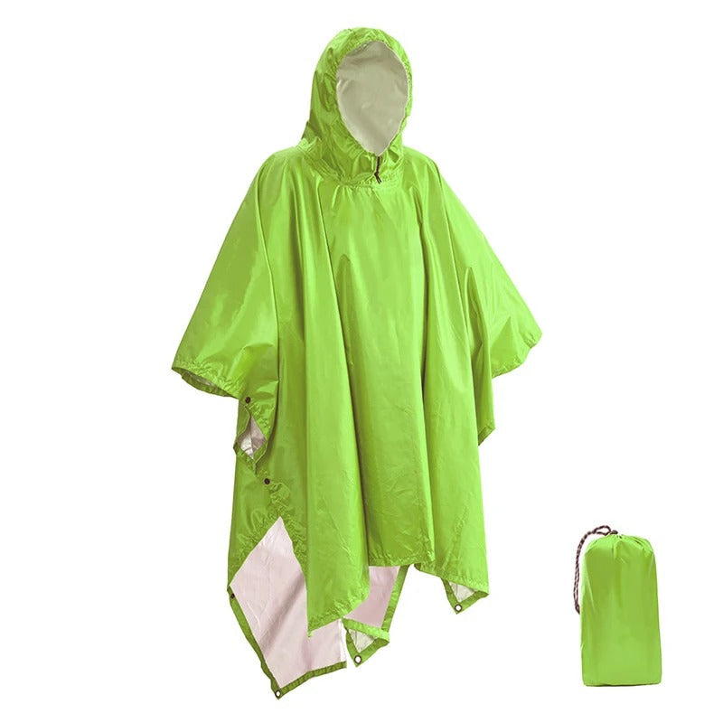 Drune | Wasserdichter Poncho-Rucksacküberzug für Wanderungen