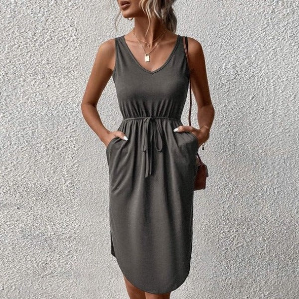 Drune - Stilvolles Knopfleistenkleid