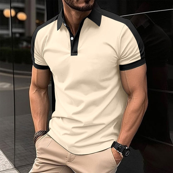 Drune | Großes Twill-Poloshirt
