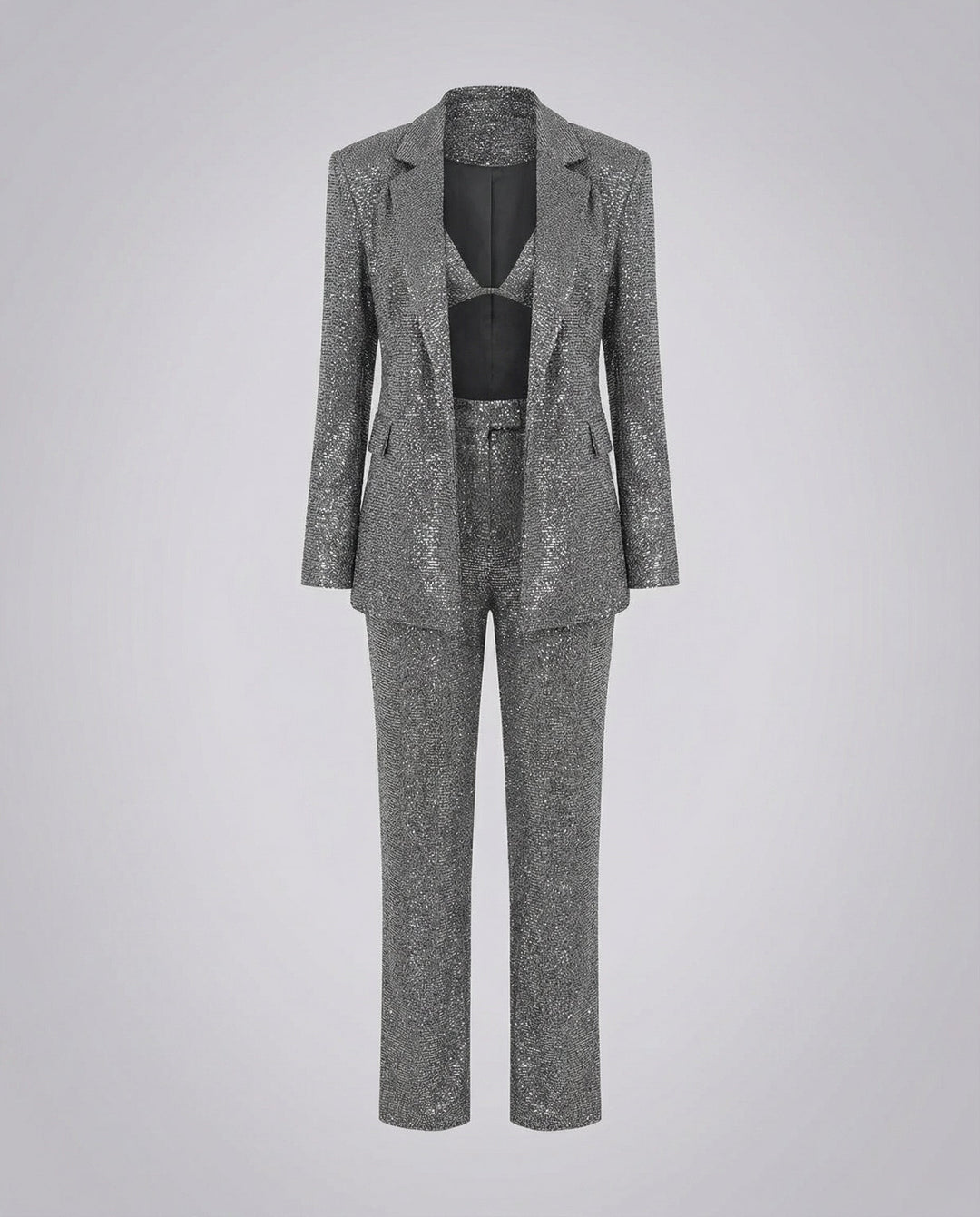Glitzer Glamour Set Damen | Heidi-Mode