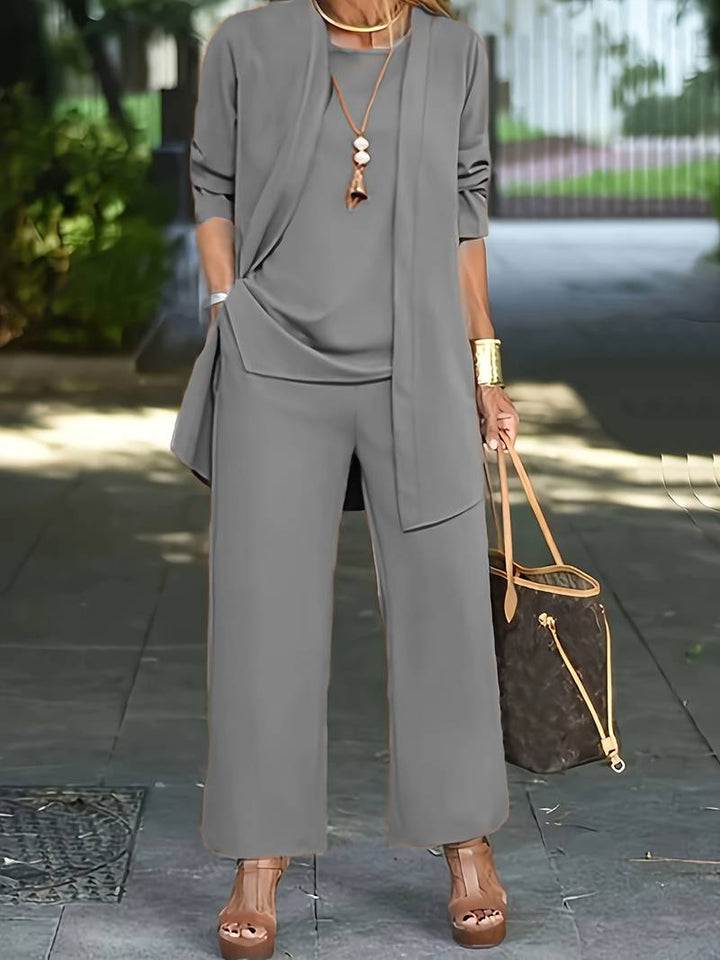 Damen Elegantes Dreiteiliges Hosenanzug Satz