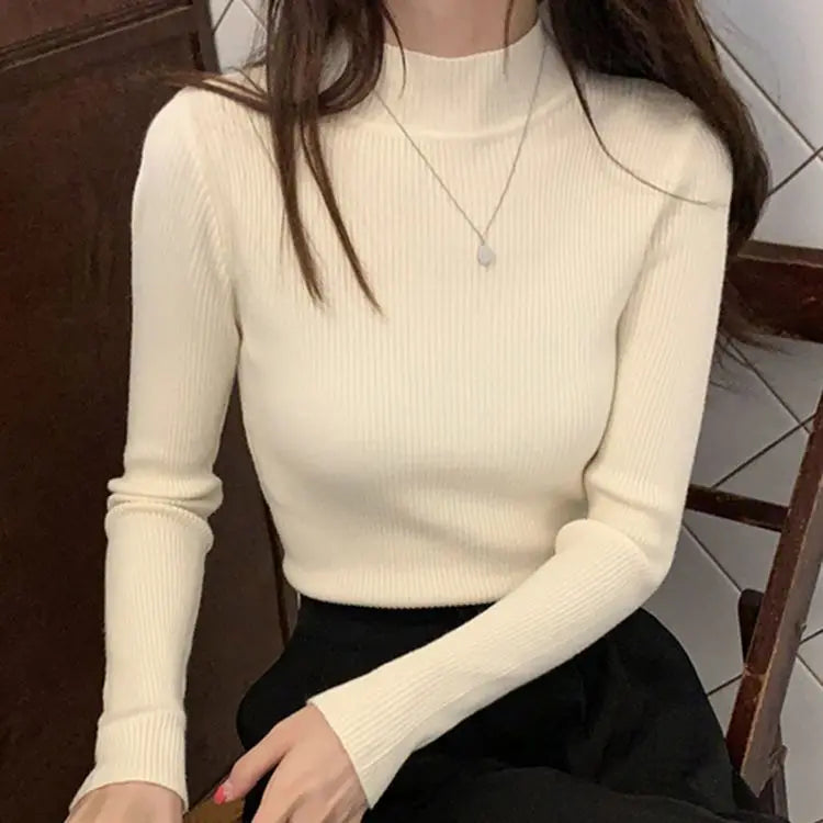 Drune | gerippter Wollpullover für Damen