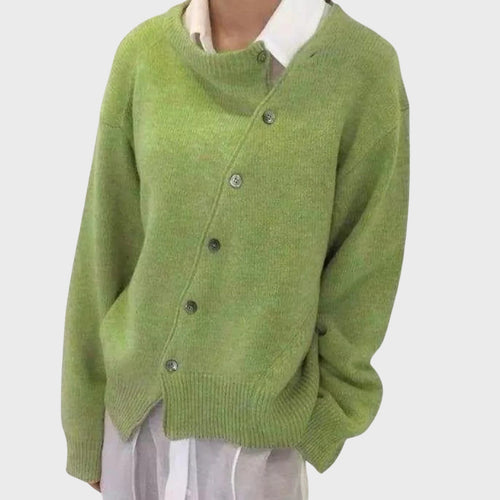 Drune | Bequeme Strickjacke mit verspieltem Knopfdetail