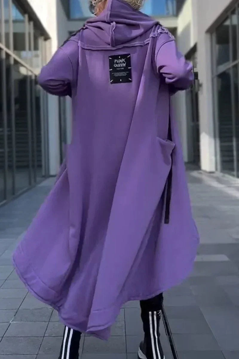 Drune | Langes Hoodie-Kleid mit modernem Schnitt
