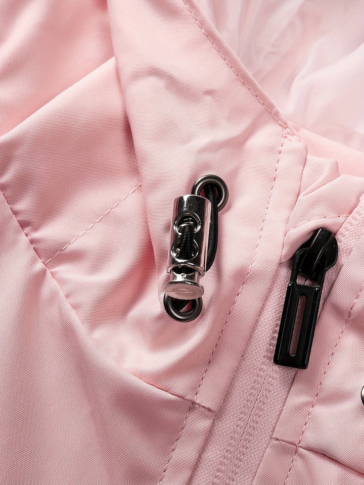 Drune | Sportliche Damen Outdoorjacke mit Kapuze und Taschen mit Reißverschluss