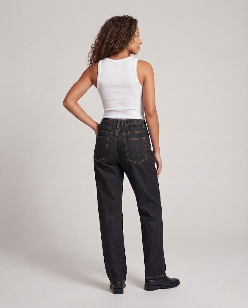 Damen Bequeme und lässige Denim-Hose Drune