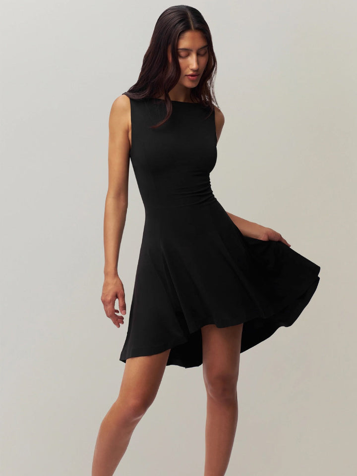 Drune | Ärmelloses Kleid mit Kragen