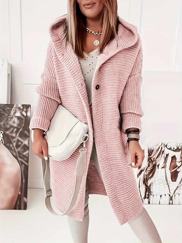 Drune | Damen Kapuzen-Cardigan aus Kaschmir