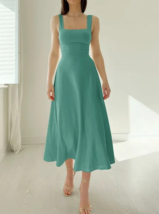 Drune | Elegante Rückenfreie Maxi Kleid