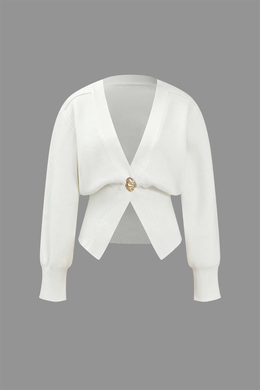 Drune | Pullover-Cardigan mit V-Ausschnitt