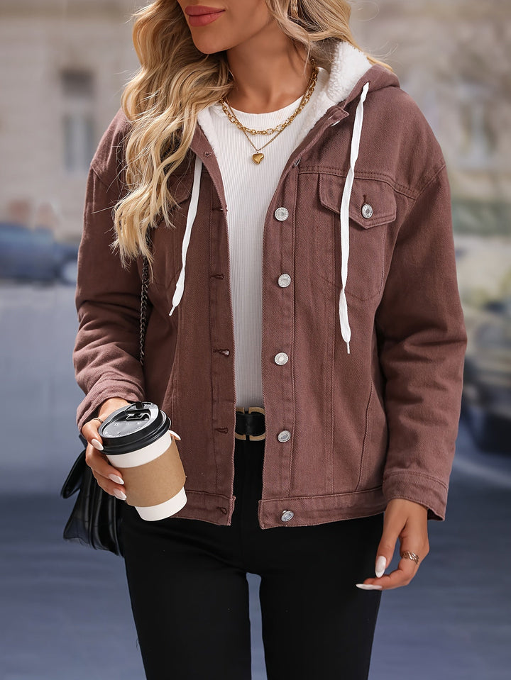 Drune | Jeansjacke Braun