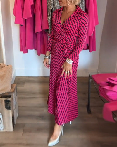 Drune | Maxikleid mit V-Ausschnitt