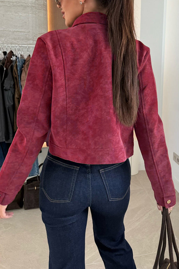 Drune | Langarm Casual Jacke mit Knöpfen