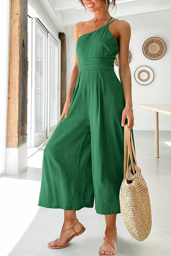 Drune | Ein-Schulter Jumpsuit Mit Stil