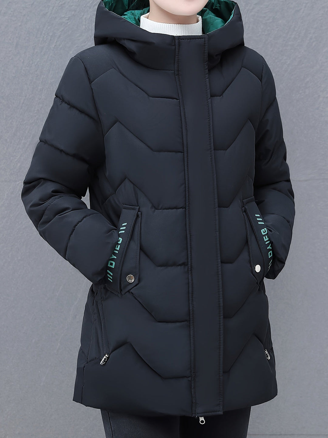 Drune | Mittellange Gepolsterte Jacke für Frauen Ideal für Herbst Winter