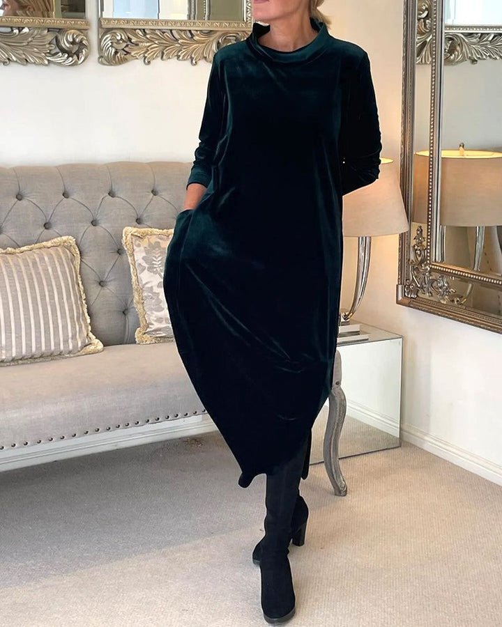Drune | Tulip Style Samt Kleid