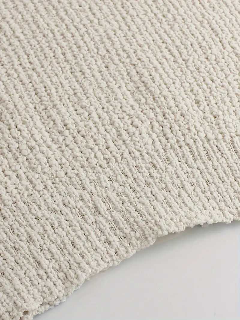 Drune | Langarm V-Ausschnitt Pullover Top