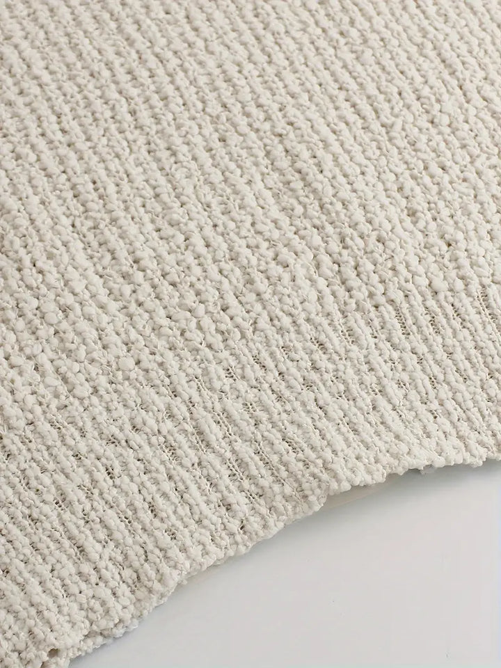 Drune | Langarm V-Ausschnitt Pullover Top