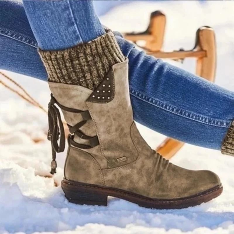 Drune |  Wasserdichte Stiefel mit Reißverschluss