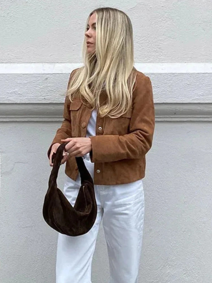 Drune | Stylische Wildlederjacke für Damen