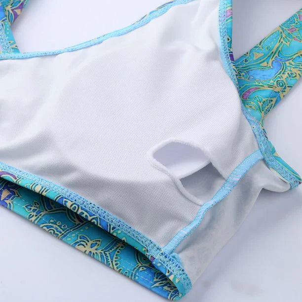 Drune | Lebendiges Zweiteiliges Bikini-Set