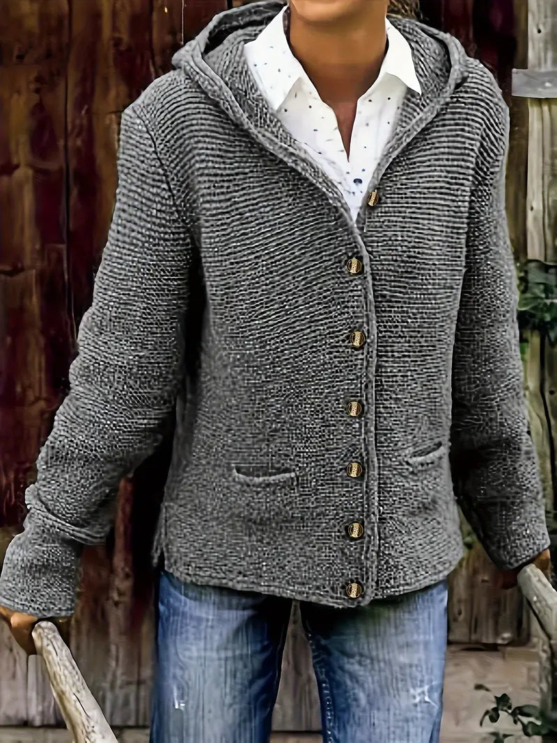 Drune | Modische Strickjacke mit Knopfleiste
