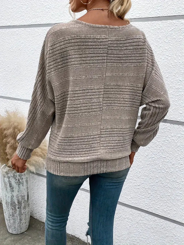 Drune | Gestreifter Pullover Für Mühelosen Alltagsstil Für Frauen