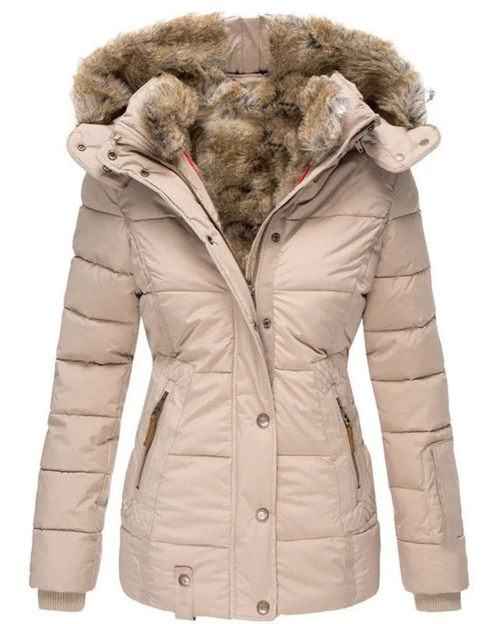 Drune | Warmer Wintermantel mit Fellfutter