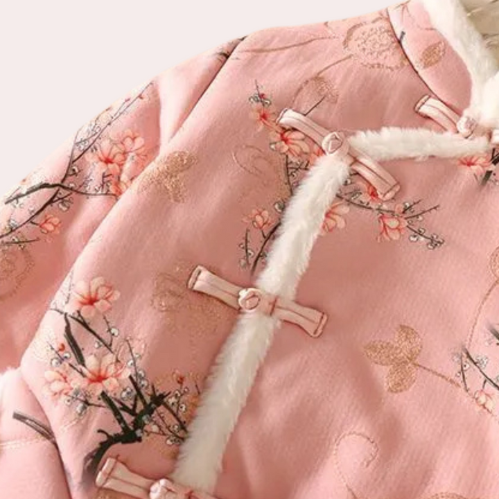 Drune | Warme Blumenjacke für Damen