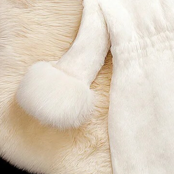 Drune | Winterklassischer pelzartiger Mantel für Damen