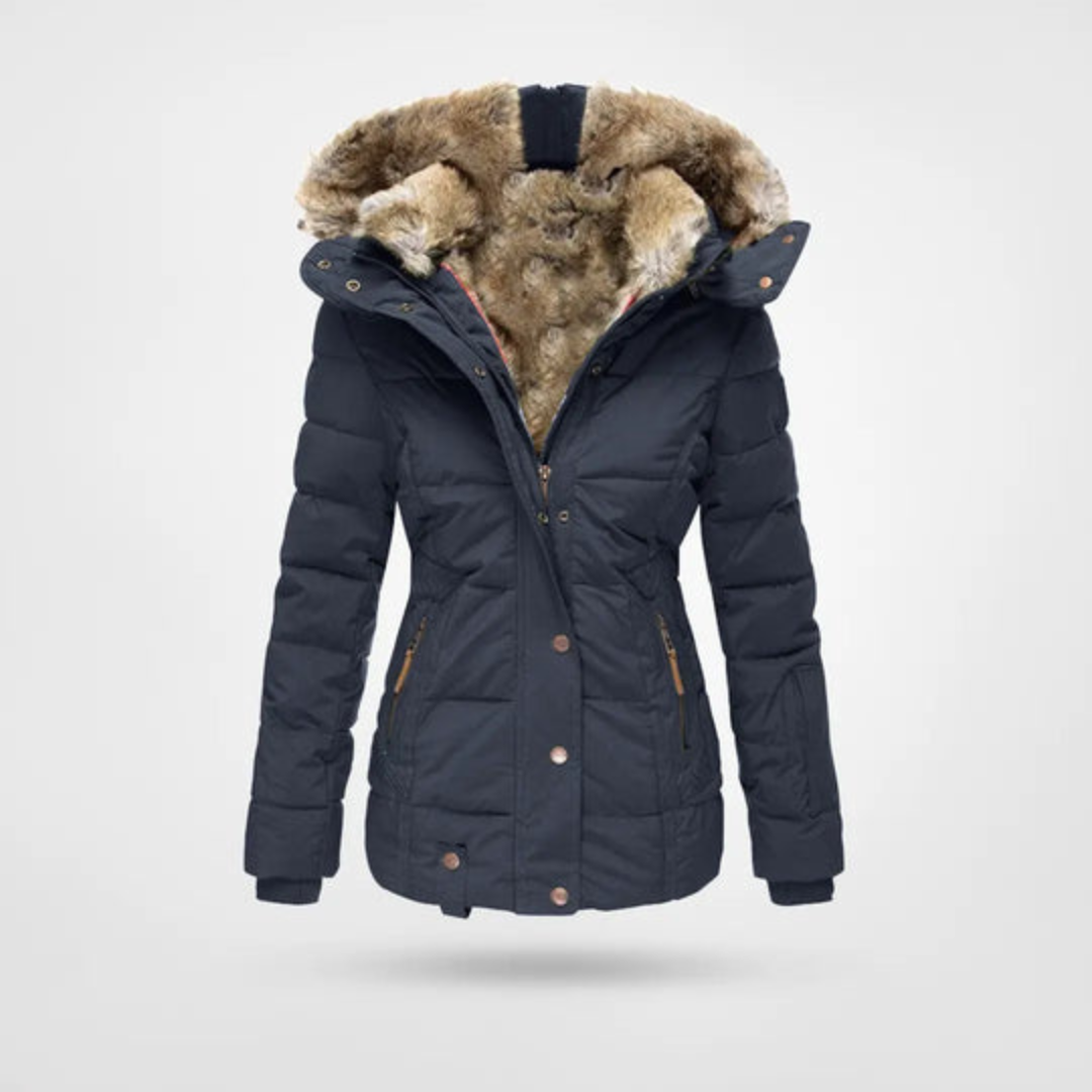 Drune | Damen Warme Winter Puffer Parka Jacke Gemütlicher Stil