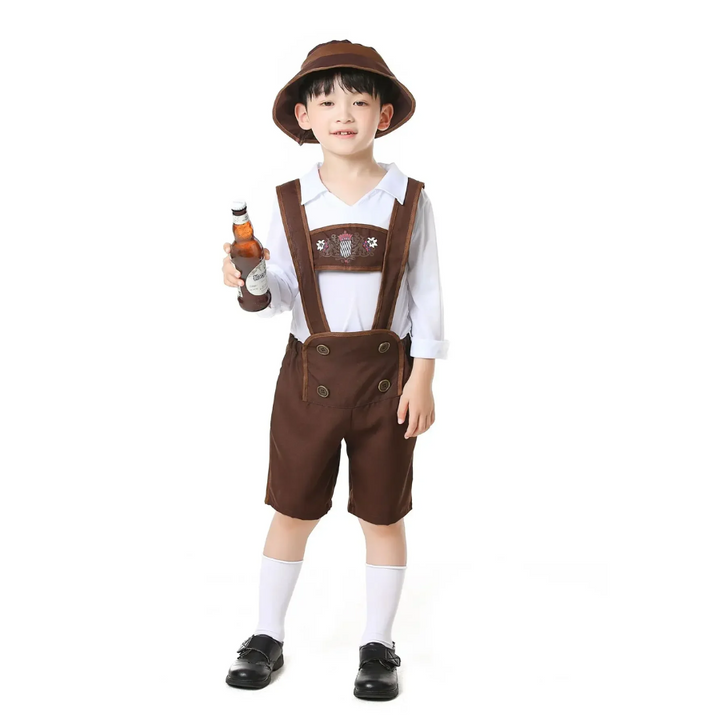 Drune | Lederhosen Duo Satz Für Herren Mit Hemd Bayerische Festbekleidung