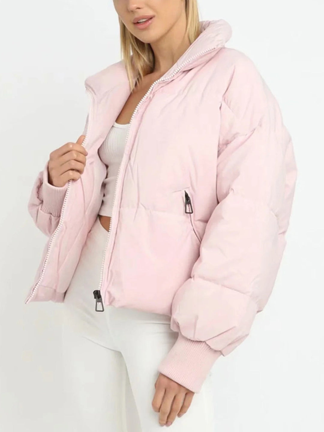 Drune | Kurze Pufferjacke Mit Reißverschluss - Reißverschluss
