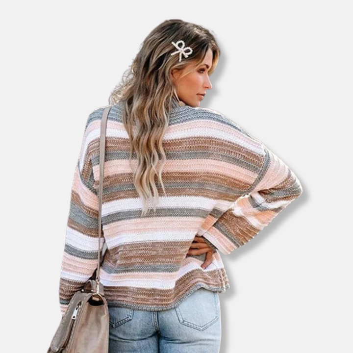 Drune | Strickpullover - Weicher Strick - Oversize Fit - Rundhalsausschnitt - Lange Ärmel