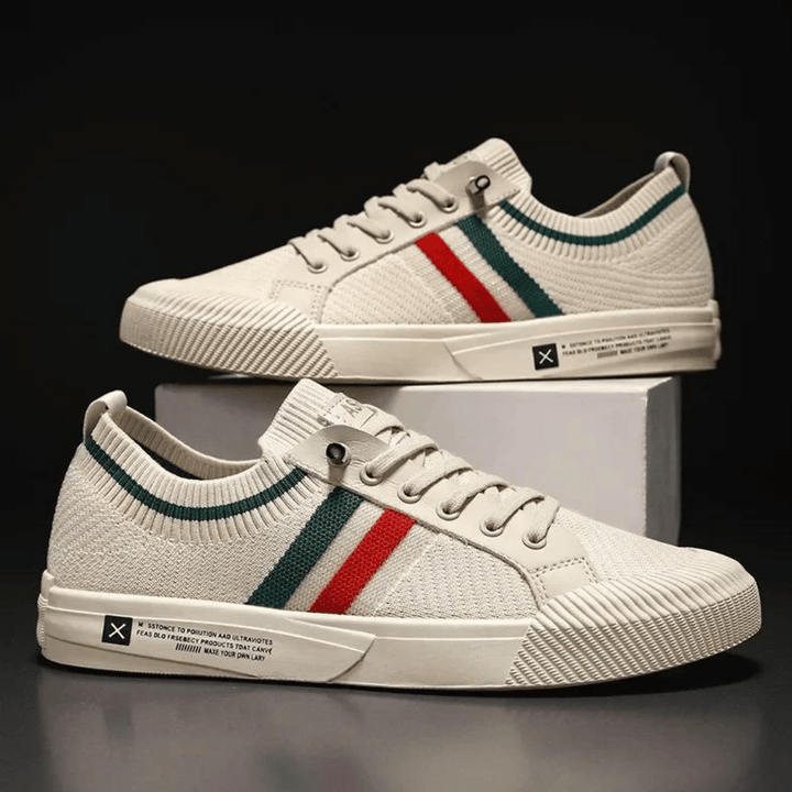 Drune | Lässige Sneakers Mit Strickmuster Für Männer