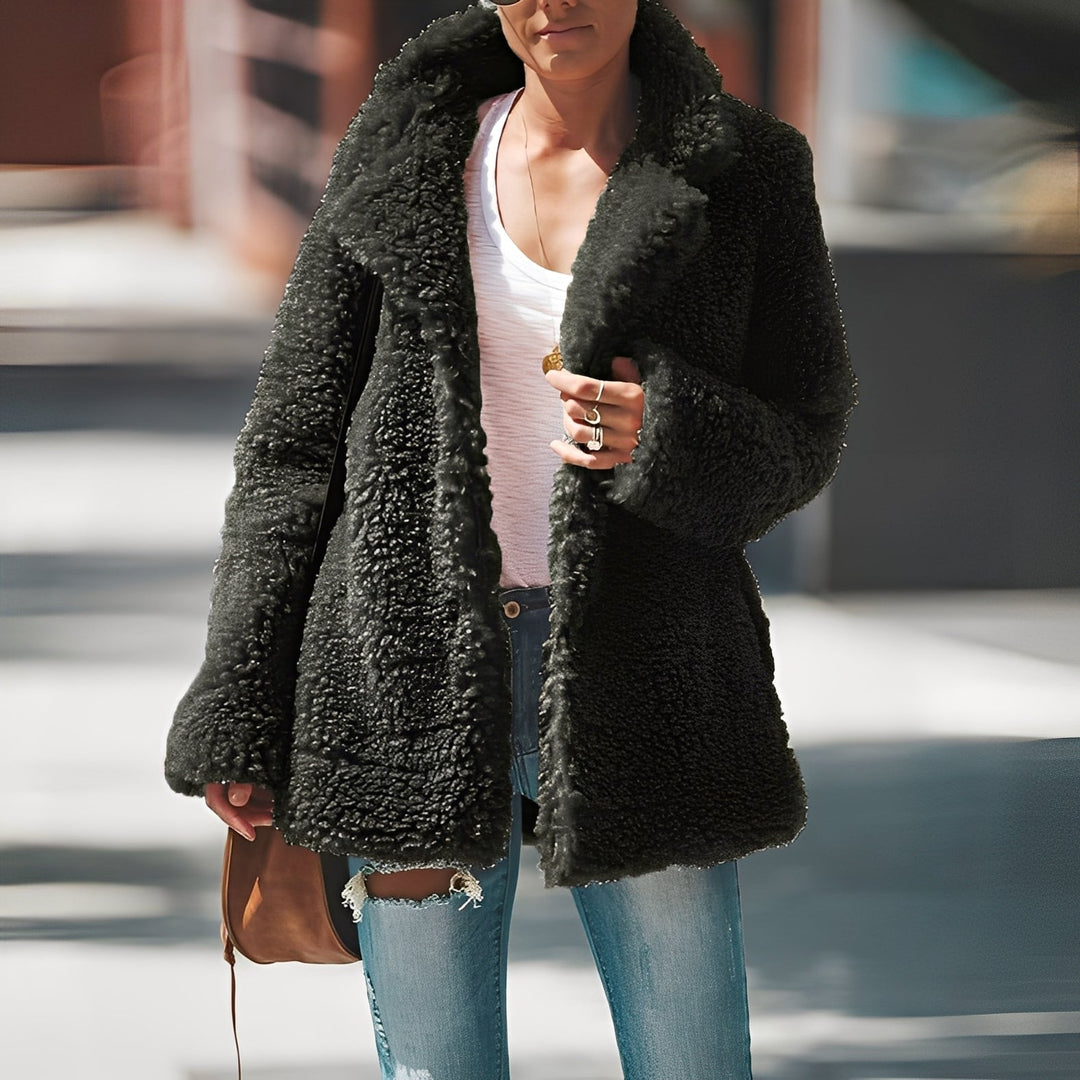 Drune | Stylische, dicke Fleecejacke für Damen