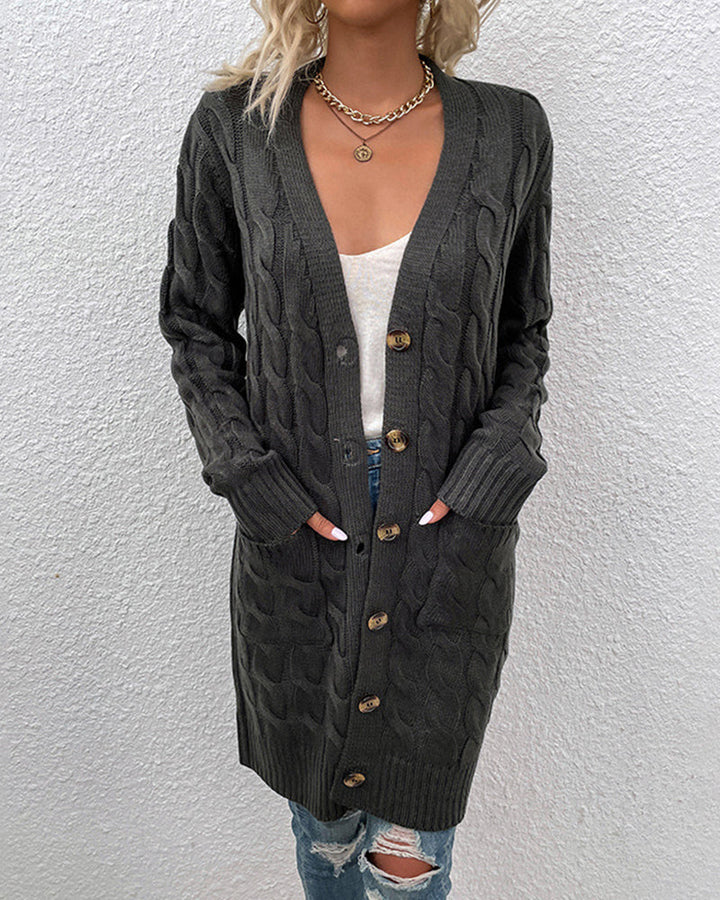 Drune | Stylischer Langarm-Herbst-Cardigan für Damen