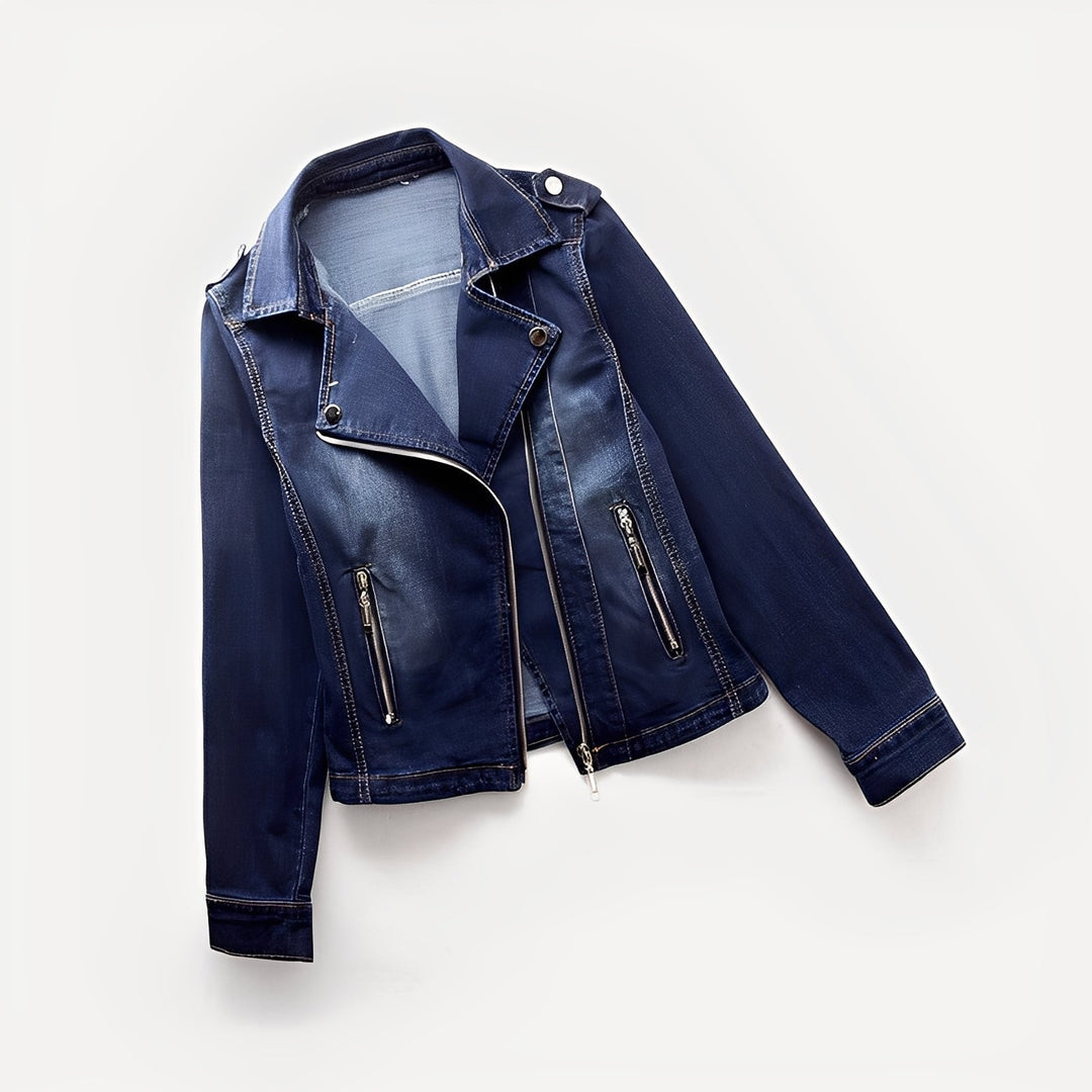 Drune | Damenjeansjacke im klassischen Design