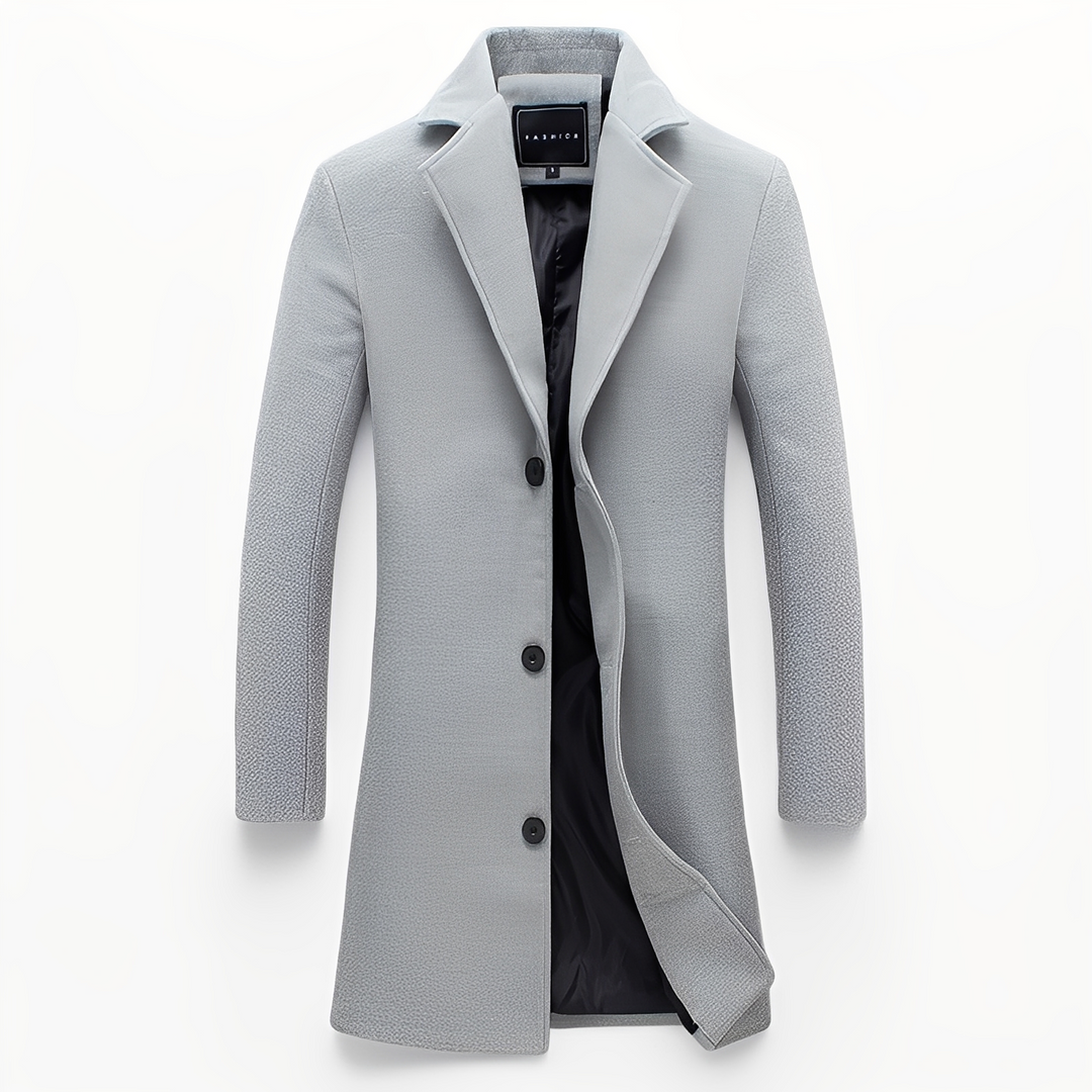 Drune | Eleganter formeller Wollmantel für Männer