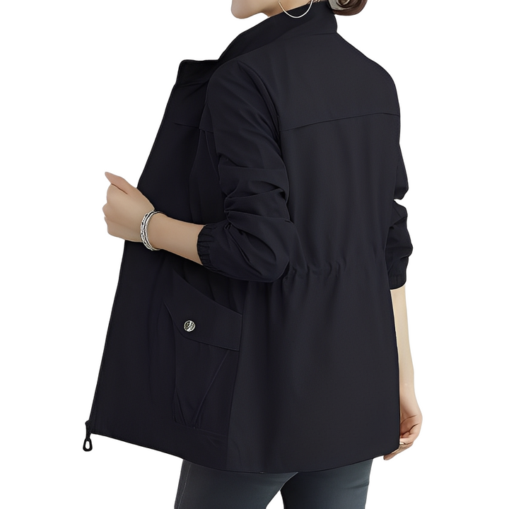 Drune | Stylische Jacke mit verstellbarem Bund für Frauen