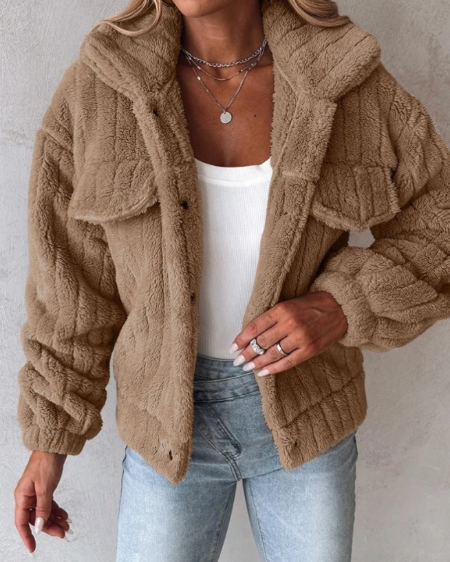 Drune | Kuschelige Teddyjacke Für Damen