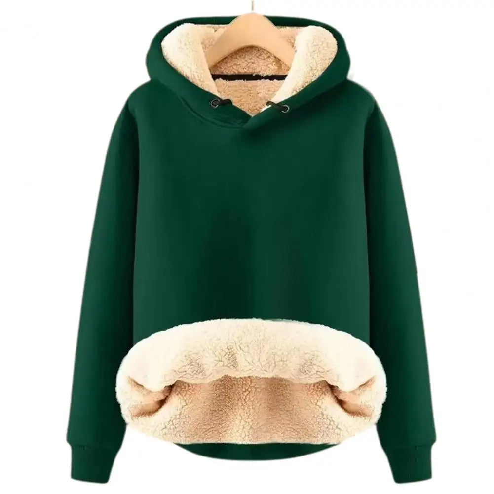 Drune | Sherpa Fleecejacke mit Kapuze