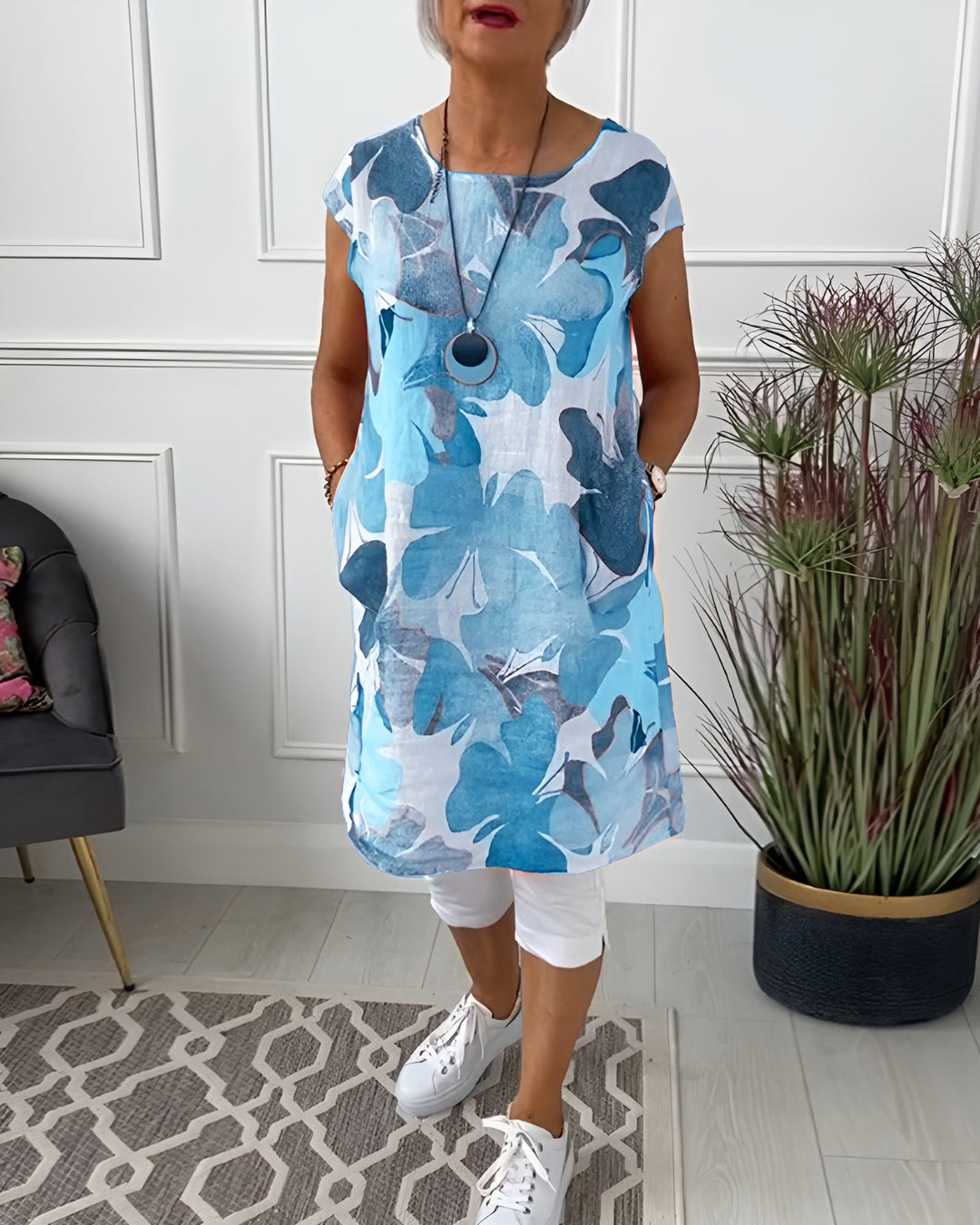 Drune | Elegante Blumen Kleid