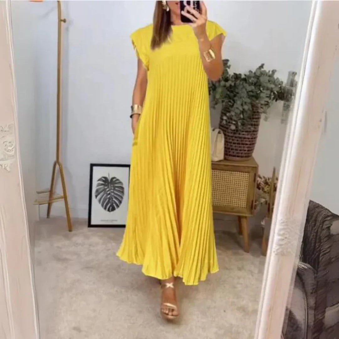 Drune | Leichtes Und Frisches Plisseekleid