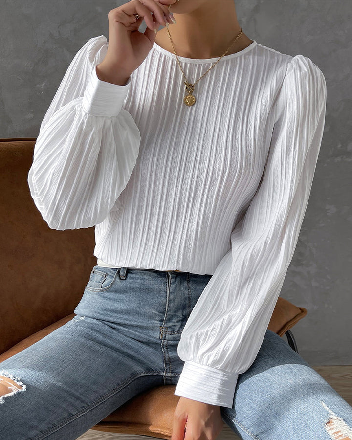 Drune- Elegante Puffbluse