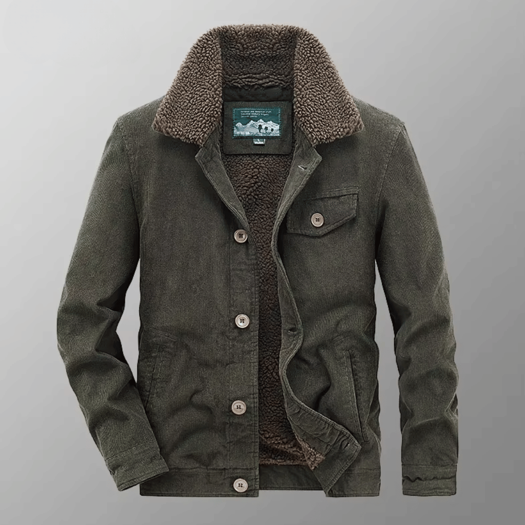 Drune | Bronco Corduroy Sherpa Jacke